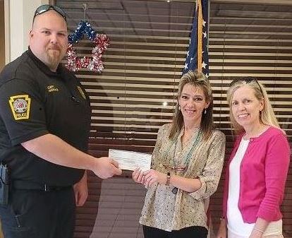 Plymouth Borough Police Department Donation