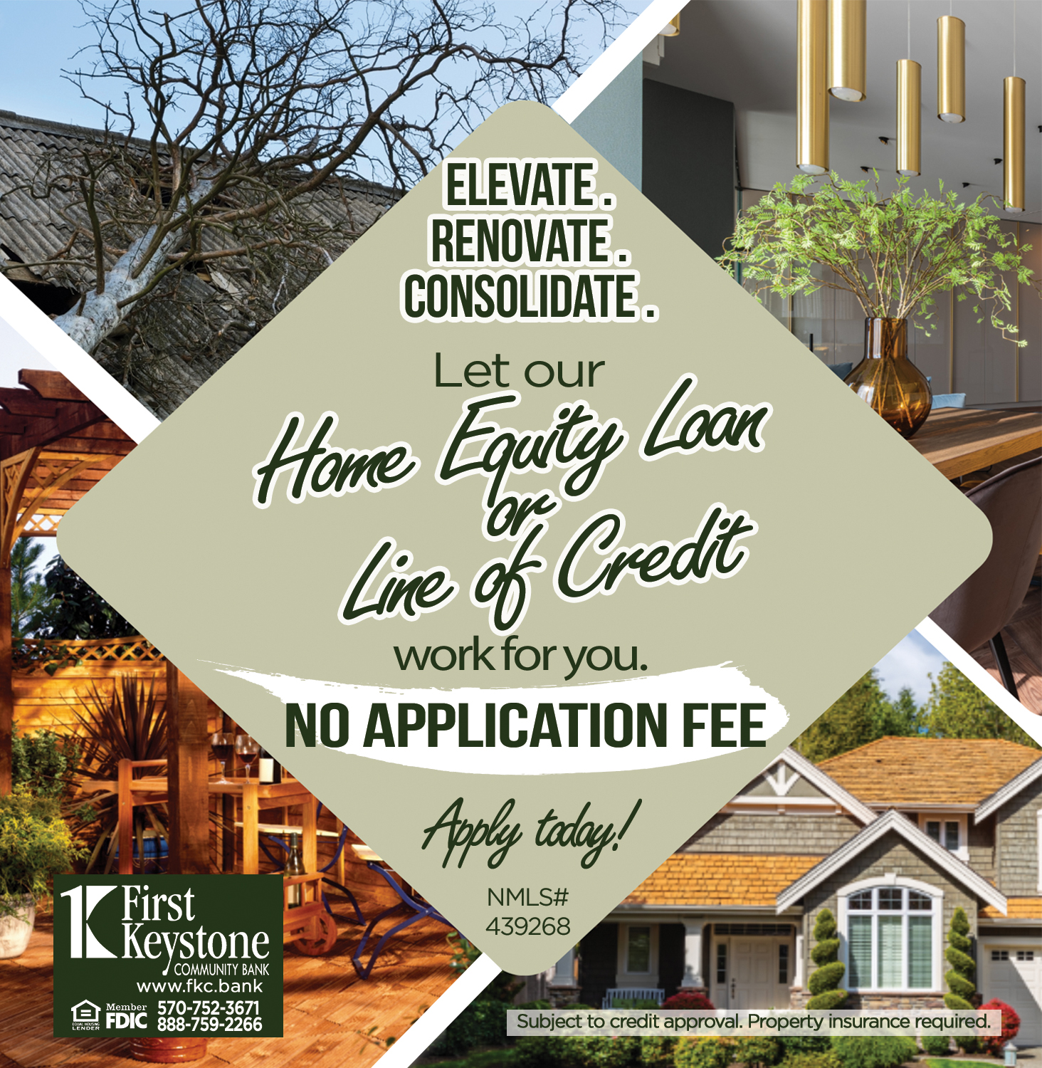 First Keystone Community Bank HELOC Ad