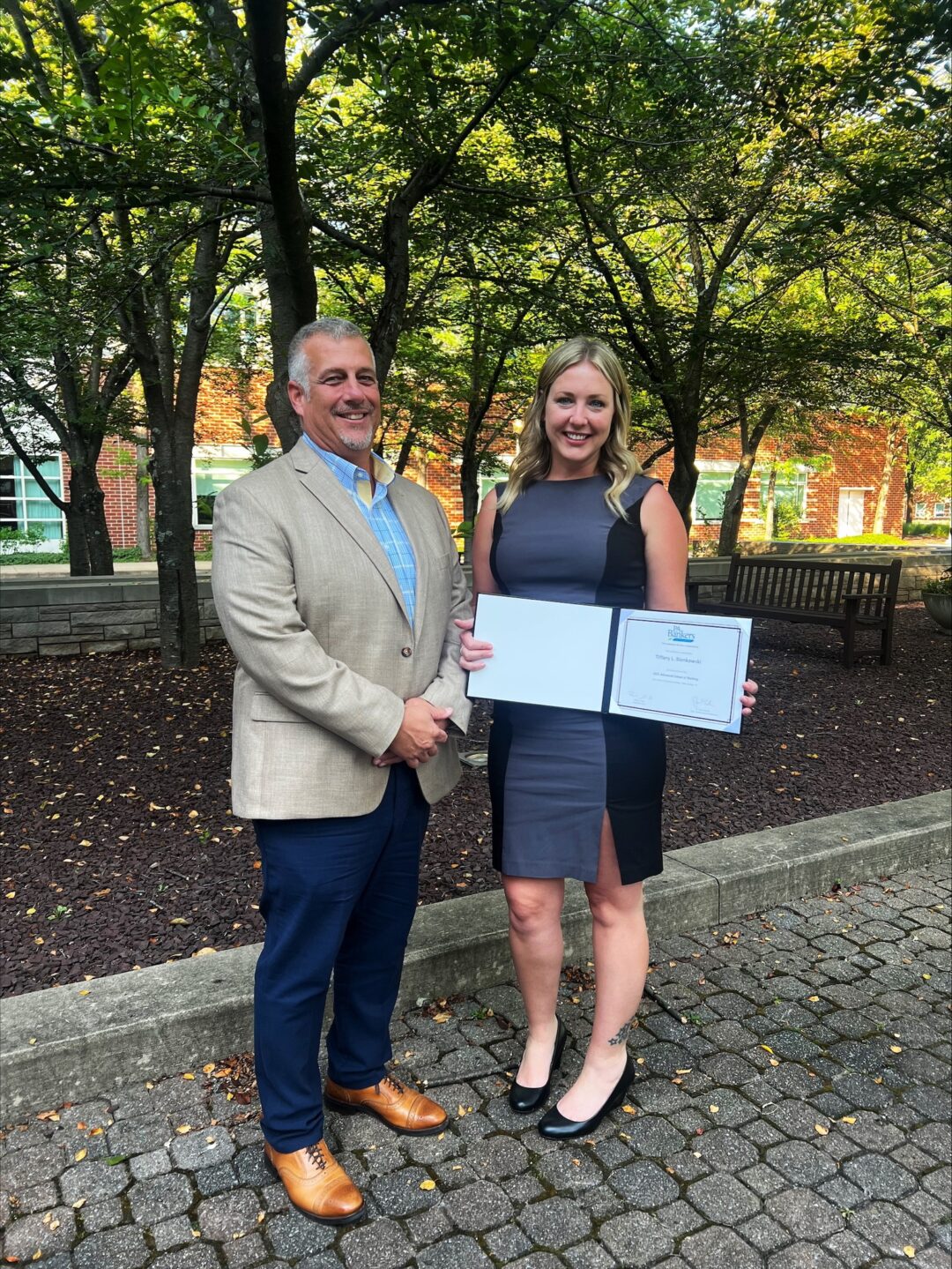 Tiffany Bienkowski, graduates   from PBA Advanced School of Banking!