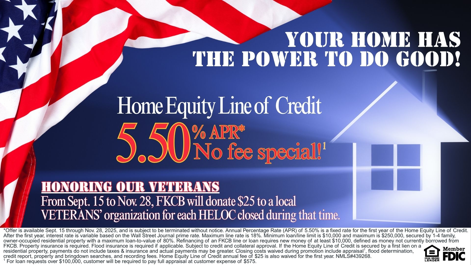 First Keystone Community Bank HELOC Ad