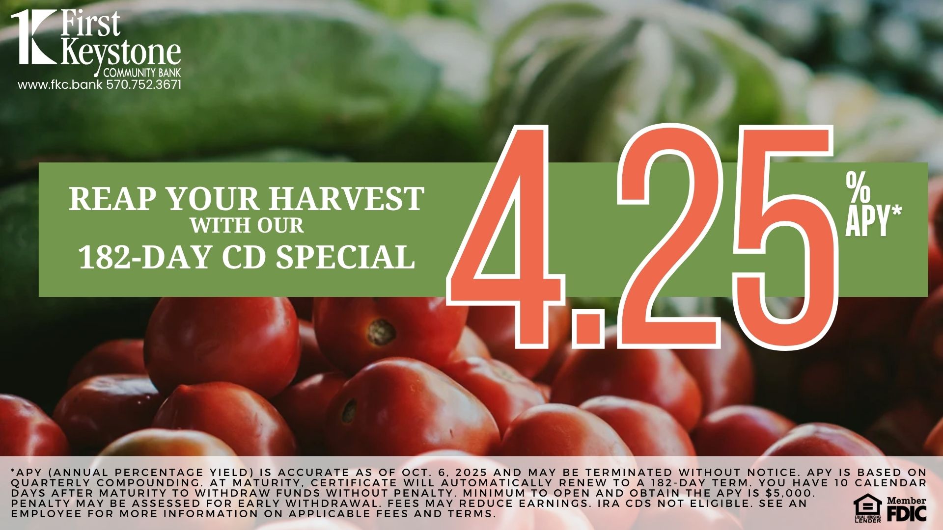182 Harvest 4.25 TV