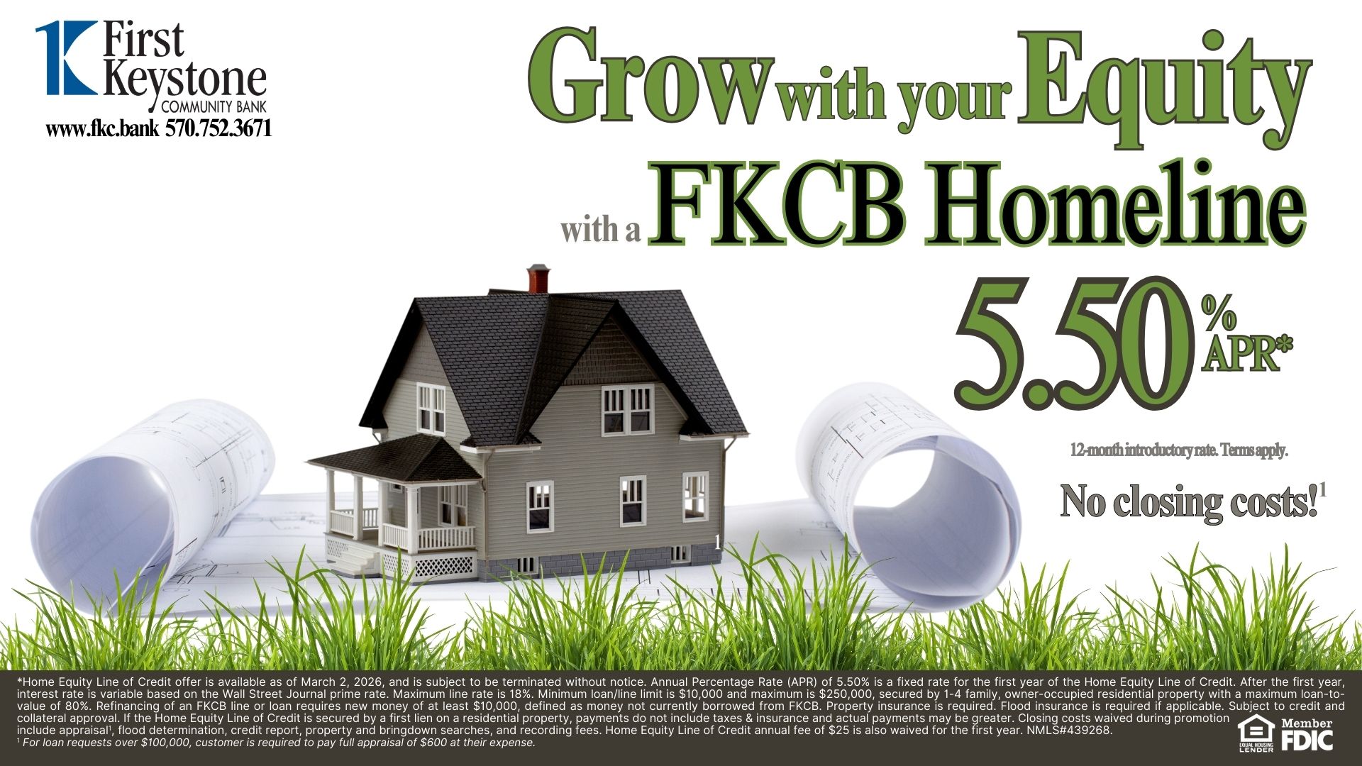 FKCB Homeline Promotion Grow with your Equity