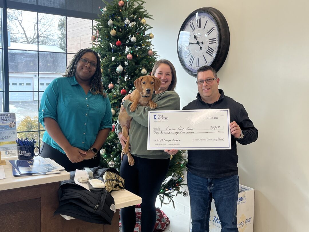 Denim Day Donation Goes to a Pawsitive Cause!