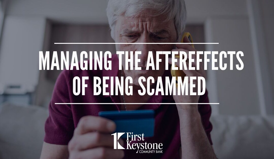 Managing the aftereffects of being scammed